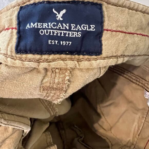 American Eagle Men's Cargo Shorts Y2K Longboard Style Lots of Pockets Size 28 - Picture 4 of 7